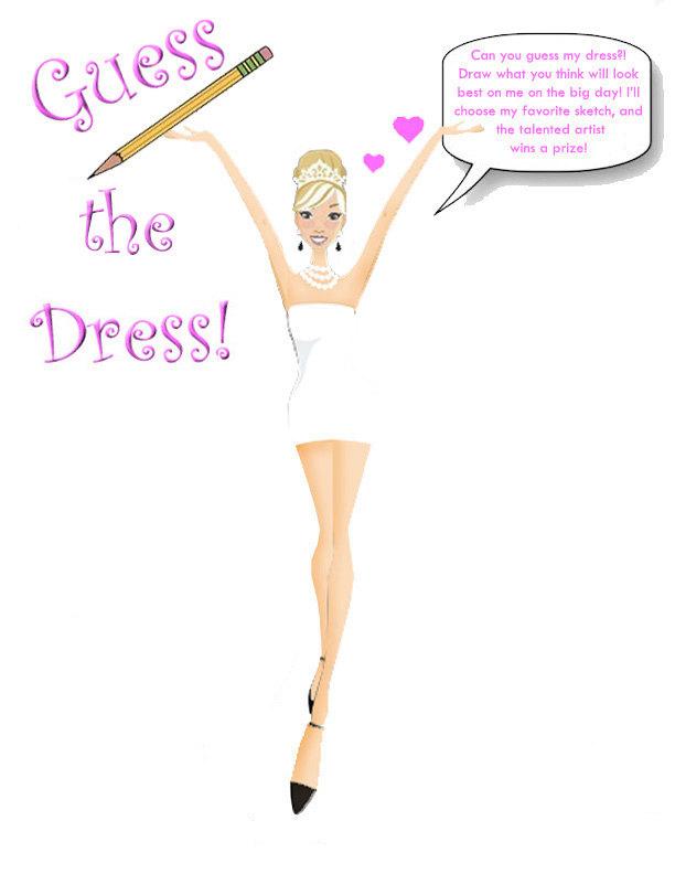 Mariage - Guess The Bride's Dress! (Blonde hair) -Printable Design