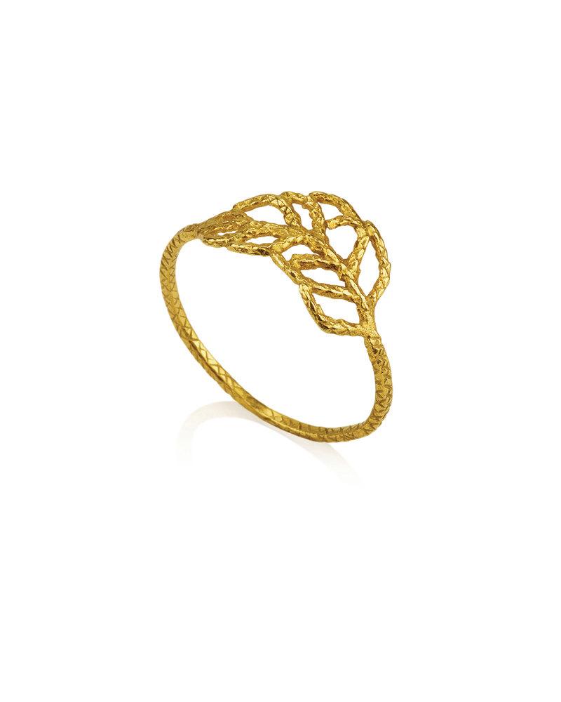زفاف - 14k gold leaf ring, 14k solid gold ring, 14k solid gold wedding ring, solid 14k gold organic wedding ring, dainty leaf ring