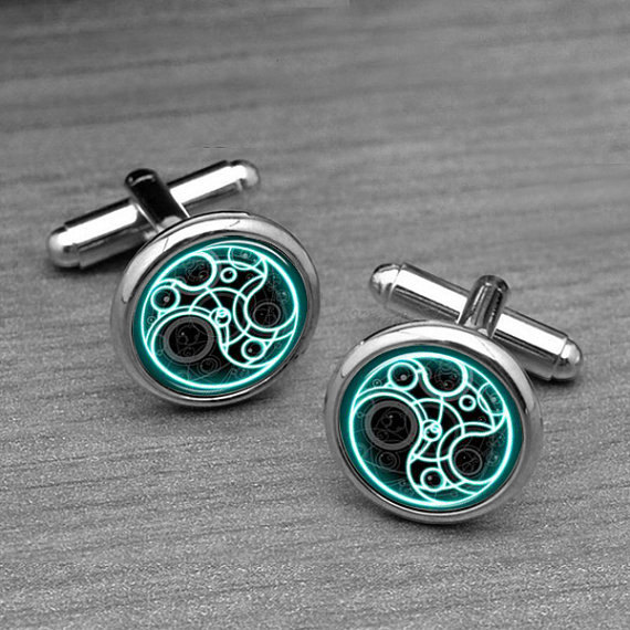 Hochzeit - Time Machine  Cufflinks,Father's Day Gifts, Mens Clips,Custom Movie TV Theme Cuff links & Tie Clips Suit,gifts for Father, Boyfriends,Fiacee