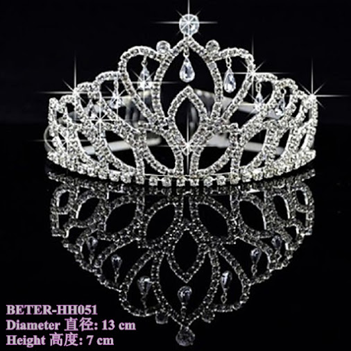 Свадьба - Beter Gifts® Wedding bride Princess BETER-HH050 Hair Girl Tiara Crown Birthday