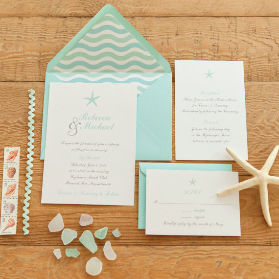 Wedding - Seaside Star Invitation Suite SAMPLE PACK