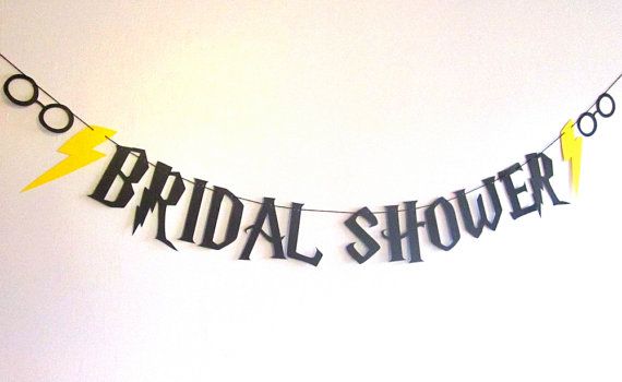 Hochzeit - Harry Potter Party, Harry Potter Banner, Wizard Party, Banner, Bridal Shower, Harry Potter Shower, Harry Potter Baby Shower