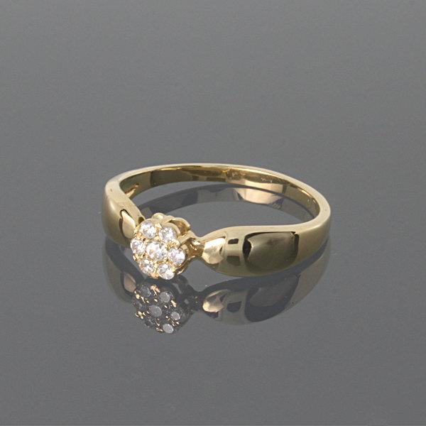 زفاف - Promise ring, Gold promise ring, Birthstone ring, Gemstone ring, Halo ring, Women promise ring, Personalized ring, Custom stone ring