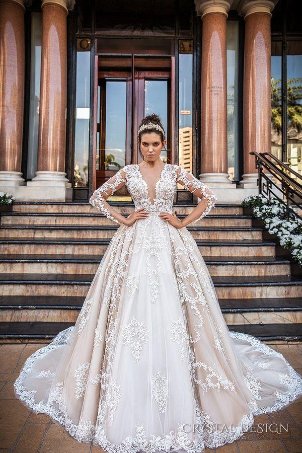 Hochzeit - Crystal Design Haute Couture Wedding Dresses 2017