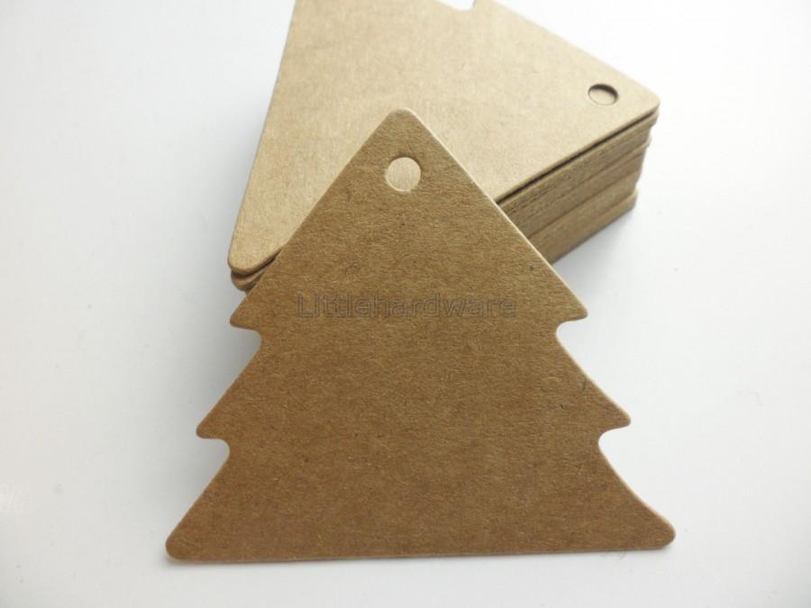 زفاف - 100 pieces 53mmX60mm  Christmas tree Blank printable tags for wedding favors,personalized wedding favor tags,printable labels,printable tags