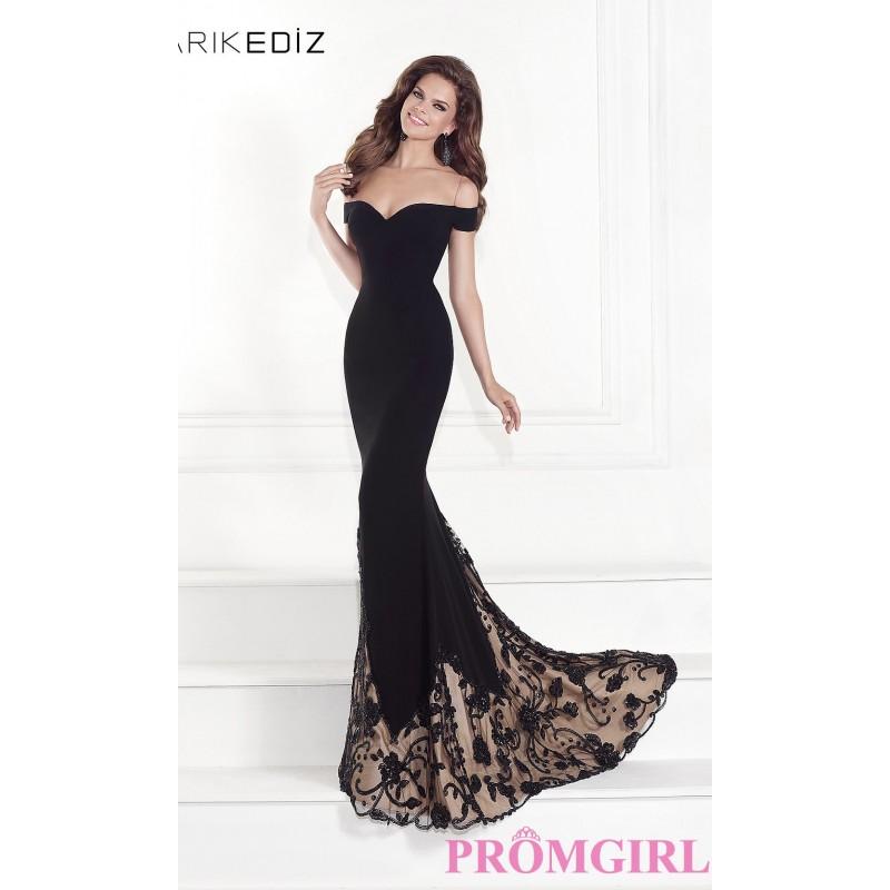 Hochzeit - Off the Shoulder Sweetheart Gown by Tarik Ediz - Brand Prom Dresses
