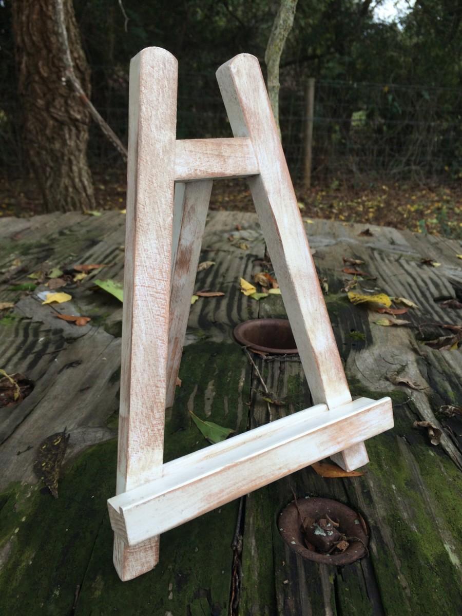 Свадьба - Easel - Distressed Easel - Fits Sizes Most ALL Sizes - Picture Easel - Chalkboard Easel - Picture Frame Easel -Wedding Easel-Table Top Easel