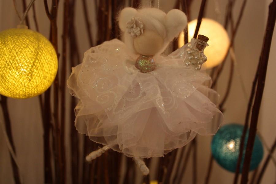 Wedding - Christmas Fairy doll, Angel Doll, Fairy door, Christmas tree ornament, Home Decor, Christmas Angel, Art doll, Stocking filler, Wedding decor