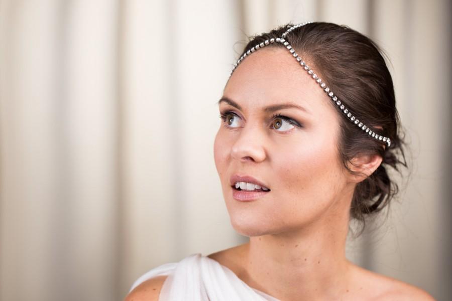 Wedding - Rhea Crystal Headchain - Bridal Hair Jewellery
