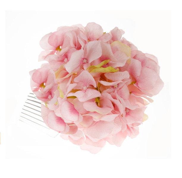 زفاف - Hydrangea Flower Hair Comb, Floral Headdress, Bridal Hair Ornament,Bridesmaids Headdress, Bespoke Floral Haircomb.