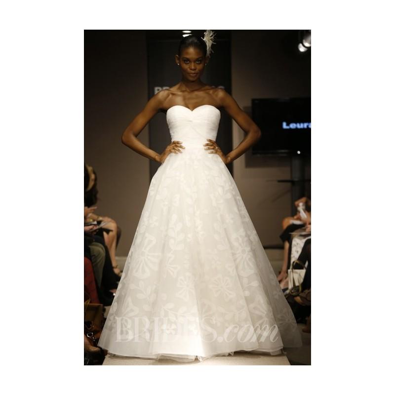 Hochzeit - Pronovias - 2014 - Leura Strapless Ball Gown with Sweetheart Neckline - Stunning Cheap Wedding Dresses