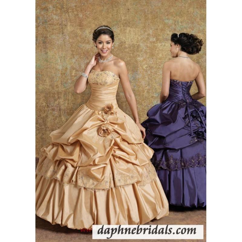 Свадьба - Mori Lee quinceanera/Vizcaya ball gowns Style 87002 Taffeta - Compelling Wedding Dresses