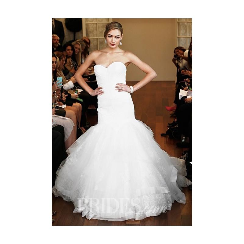 زفاف - Isabelle Armstrong - Fall 2015 - Ismay Sweetheart Neck Trumpet Wedding Dress with Ruffled Skirt - Stunning Cheap Wedding Dresses