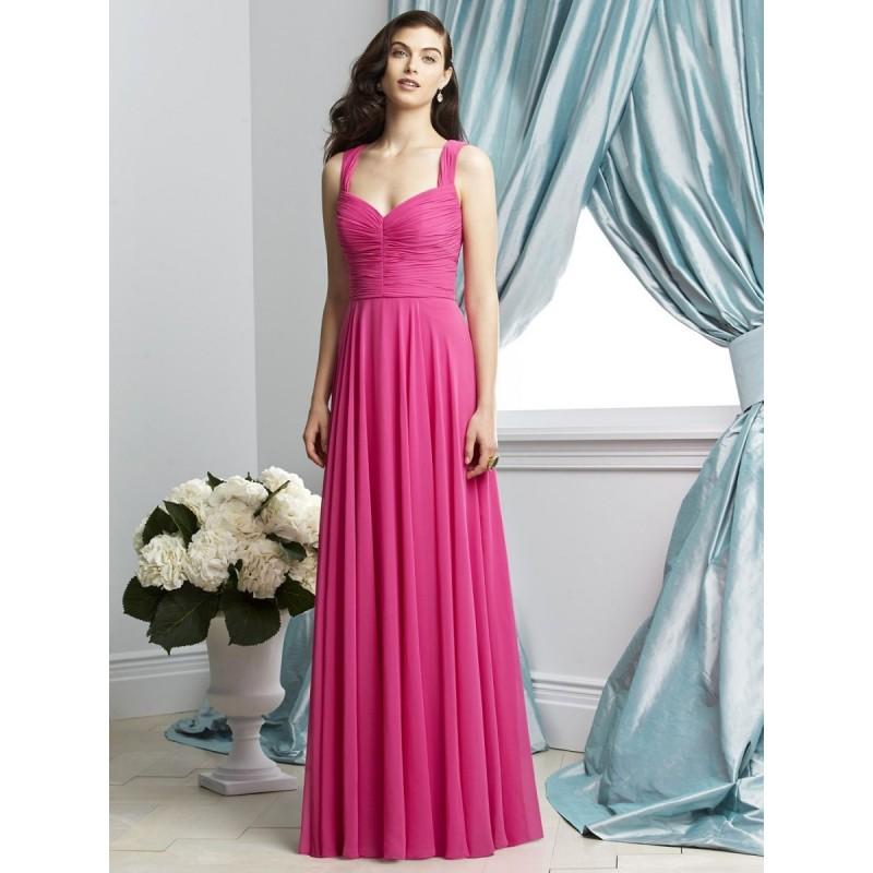 Hochzeit - Dessy Collection 2929 Shirred Chiffon Bridesmaid Dress - Brand Prom Dresses