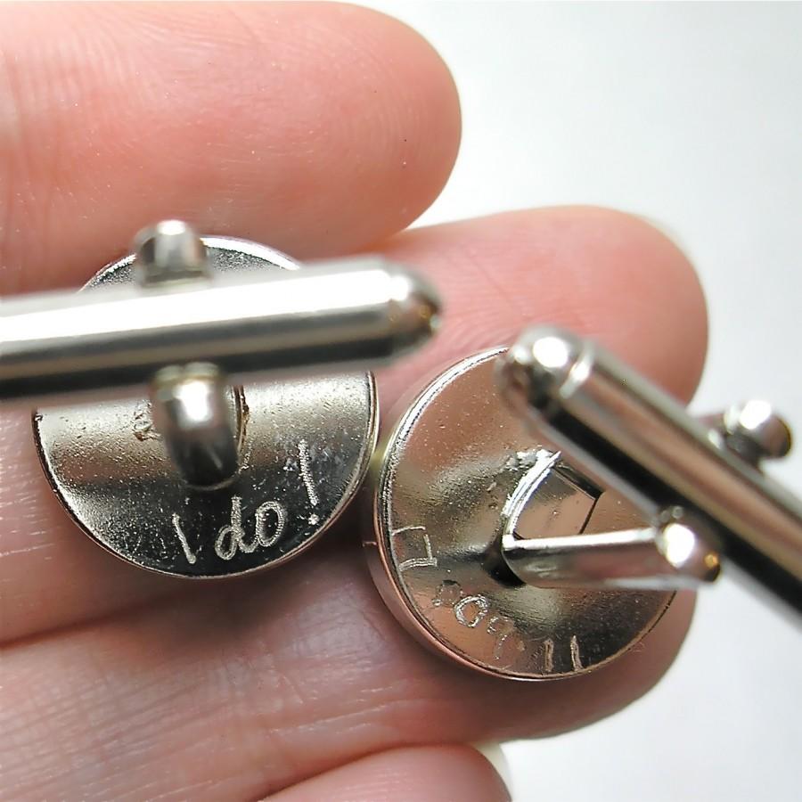 Свадьба - Graduation Gifts, Grooms Gift from Bride, Anniversary Gifts for Men,  Engravable Cufflinks, Engraved Gifts, Groomsmen Gift, Map Cufflinks