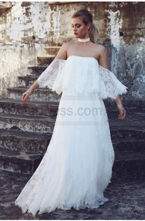 Hochzeit - Grace Loves Lace Wedding Dresses Florence Ivory
