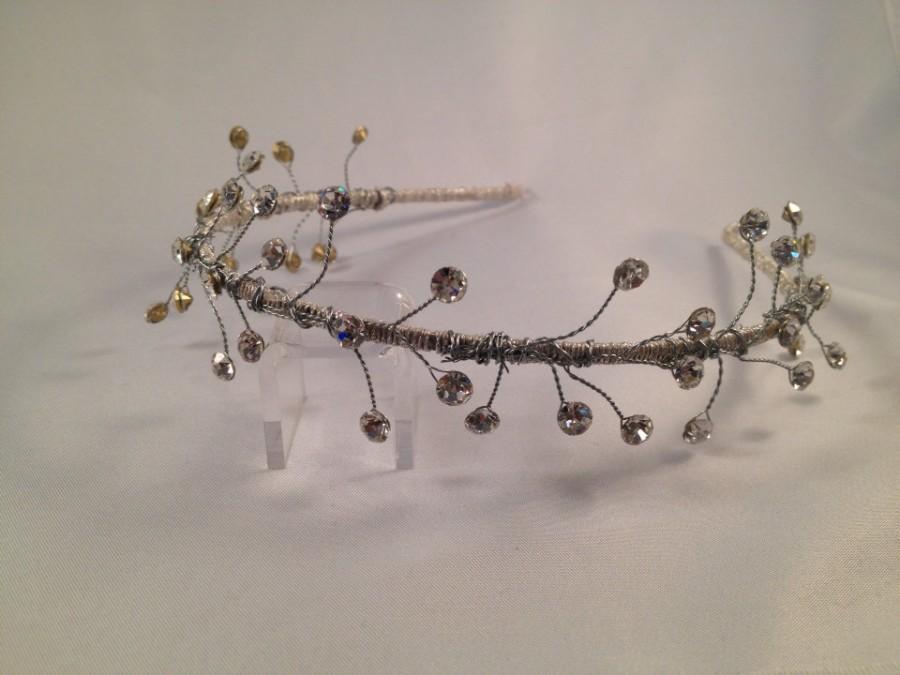 زفاف - Tiara, Headband, Crown, Daenerys Crown , Game of Thrones, Fantasy Crown, Bridal Crown, Wedding Halo - SCYTHIA Headband