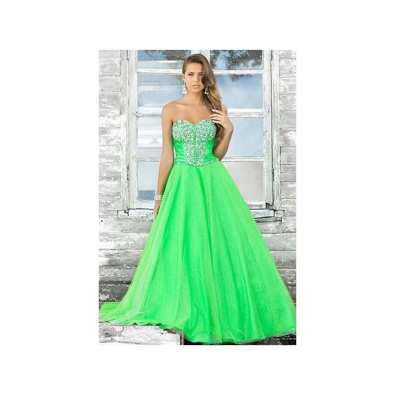 Hochzeit - Pink by Blush Prom Apple Green Tulle Ball Gown 5102 - Brand Prom Dresses