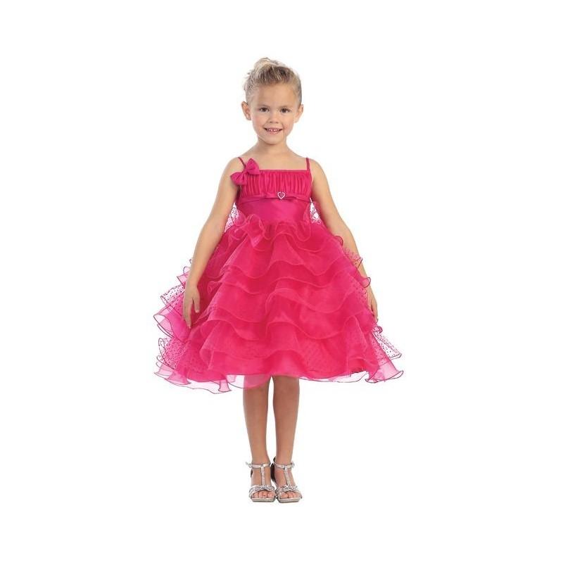 Свадьба - Tip Top 5587 Flower Girls Ruffle Dress - Brand Prom Dresses