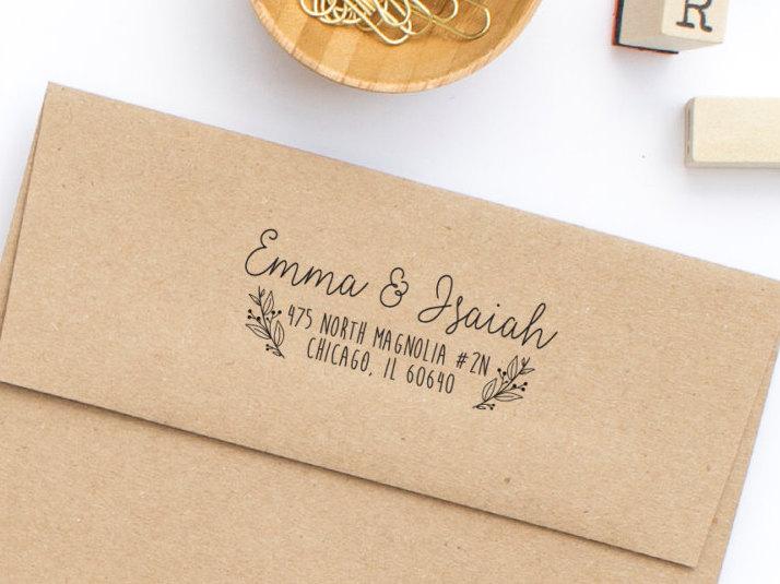 Wedding - Return Address Stamp 
