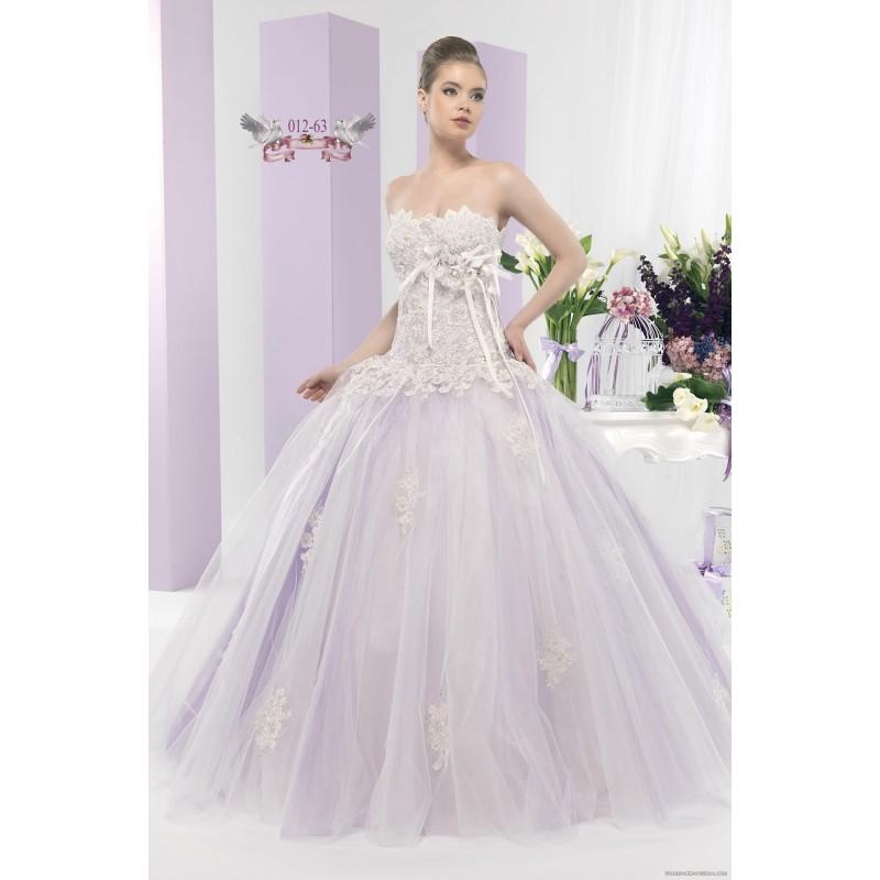 زفاف - Angelo Bianca 012-63 Angelo Bianca Wedding Dresses Eden - Rosy Bridesmaid Dresses