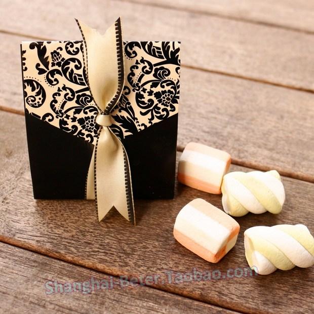 Свадьба - Beter Gifts® 歐式個性高檔 #婚禮佈置 #大馬士革花紋 #喜糖袋 BETER-TH027#糖果盒        