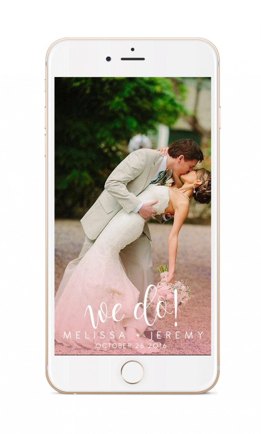 Hochzeit - Snapchat Geofilter Wedding: Custom Geofilter, Snapchat Geofilter, Personalized Geofilter, Wedding Snapchat Filter, Custom Wedding, gift, 003
