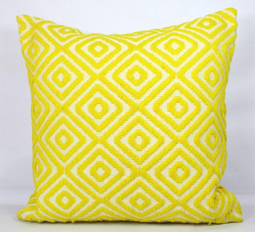 Свадьба - Lemon pillow covers 22 x 22 yellow throw pillow covers 20x20 inch yellow pillow cover 24x24 pillow cover 26x26 mustard pillow cover 18x18