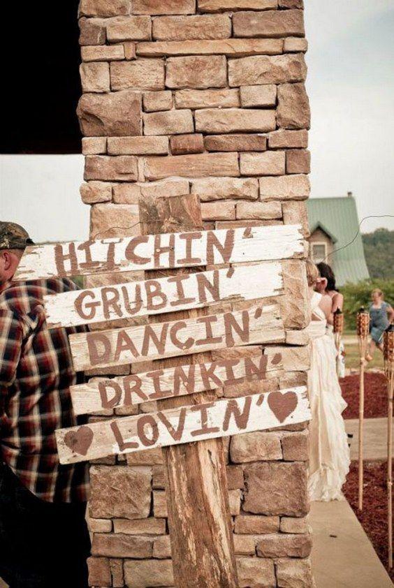 Hochzeit - 25 Gorgeous Country Rustic Wedding Ideas For Your Big Day