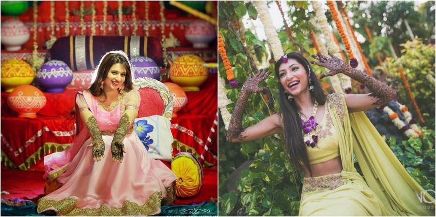 Свадьба - 7 Inspirations & Looks That Every Bride Should Have For Her Mehendi Ceremony ! 