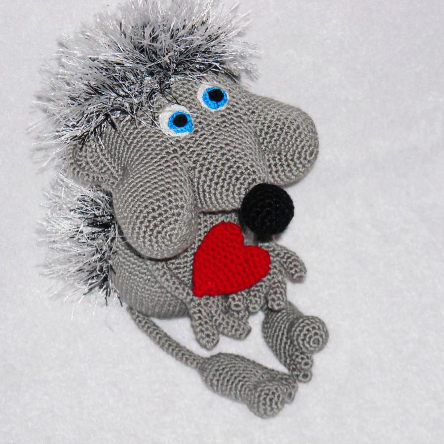 Wedding - SALE  Gift for her, hedgehog Amigurumi, hedgehog Crochet,  kawaii hedgehog, stuffed animal hedgehog, Valentine's Day