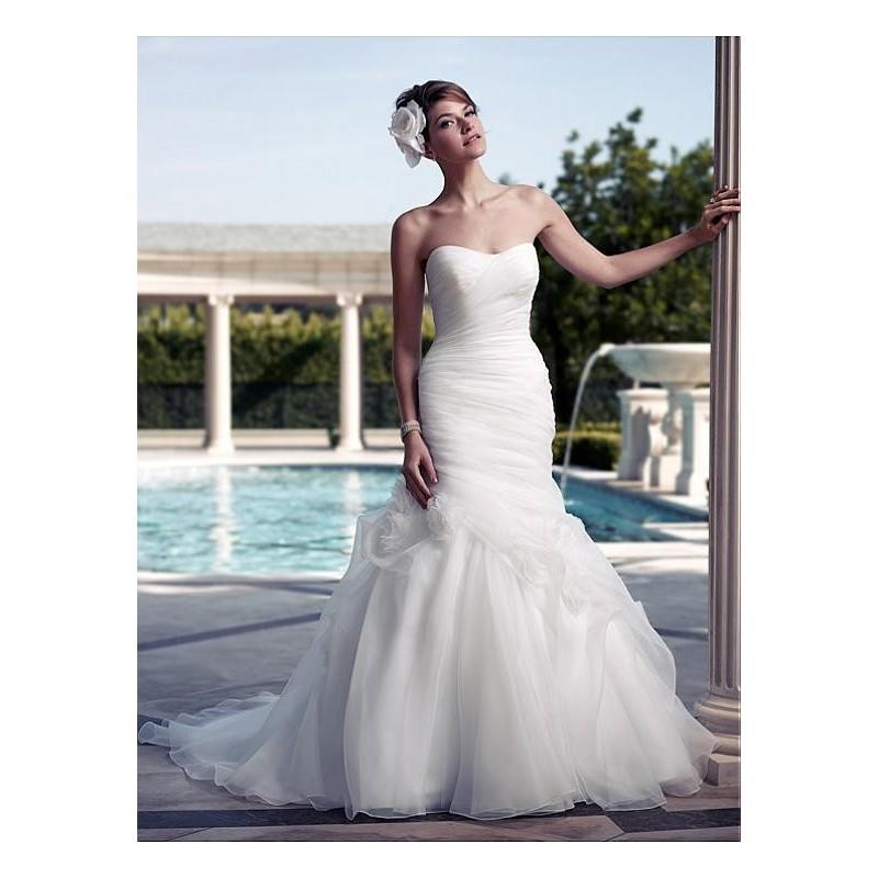 زفاف - Fabulous Organza Satin Mermaid Sweetheart Neckline Natural Waistline Wedding Dress - overpinks.com