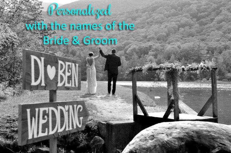 Свадьба - Rustic Wedding Signage, Rustic Wedding Sign, Woodland Wedding Decor, Wedding Signage, Rustic Wedding Decor, Custom Signage, Beach Arrow Sign