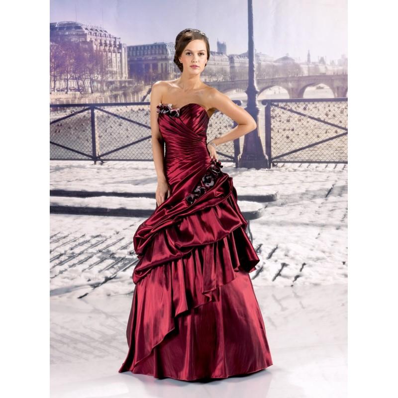 Wedding - Miss Paris, 133-17- pourpre - Superbes robes de mariée pas cher 