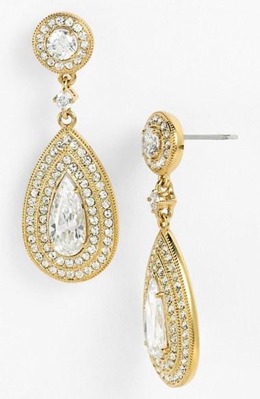 Hochzeit - Women's Nadri Pear Drop Earrings