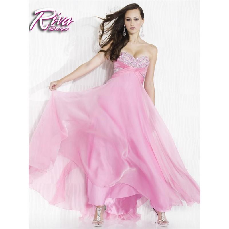 زفاف - Riva Designs R9496 Dress V1399-01 - Brand Prom Dresses