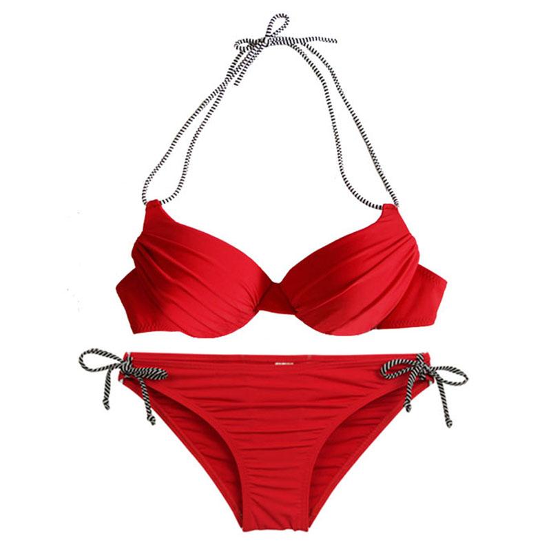 Mariage - 2016 Sexy Two-Piece Bikini Push Up Swimwear Separate Swimsuit Nz For Women