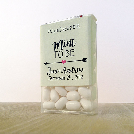 Mariage - SQUARE Mint to Be Tic Tac Favor LABELS • Tic Tac Labels • Favor Label • Mint To Be • Wedding Favor Label • Mint to Be Favor Labels • Labels