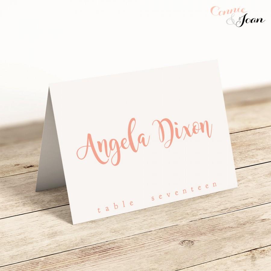 Printable Folded Place Cards Table Name Cards Template Printable