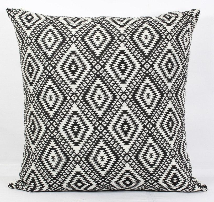 زفاف - Black pillow cover 24x24 throw pillows black and white throw pillow 18x18 decorative pillow 26x26 pillow cover 16x16 sofa pillow case covers