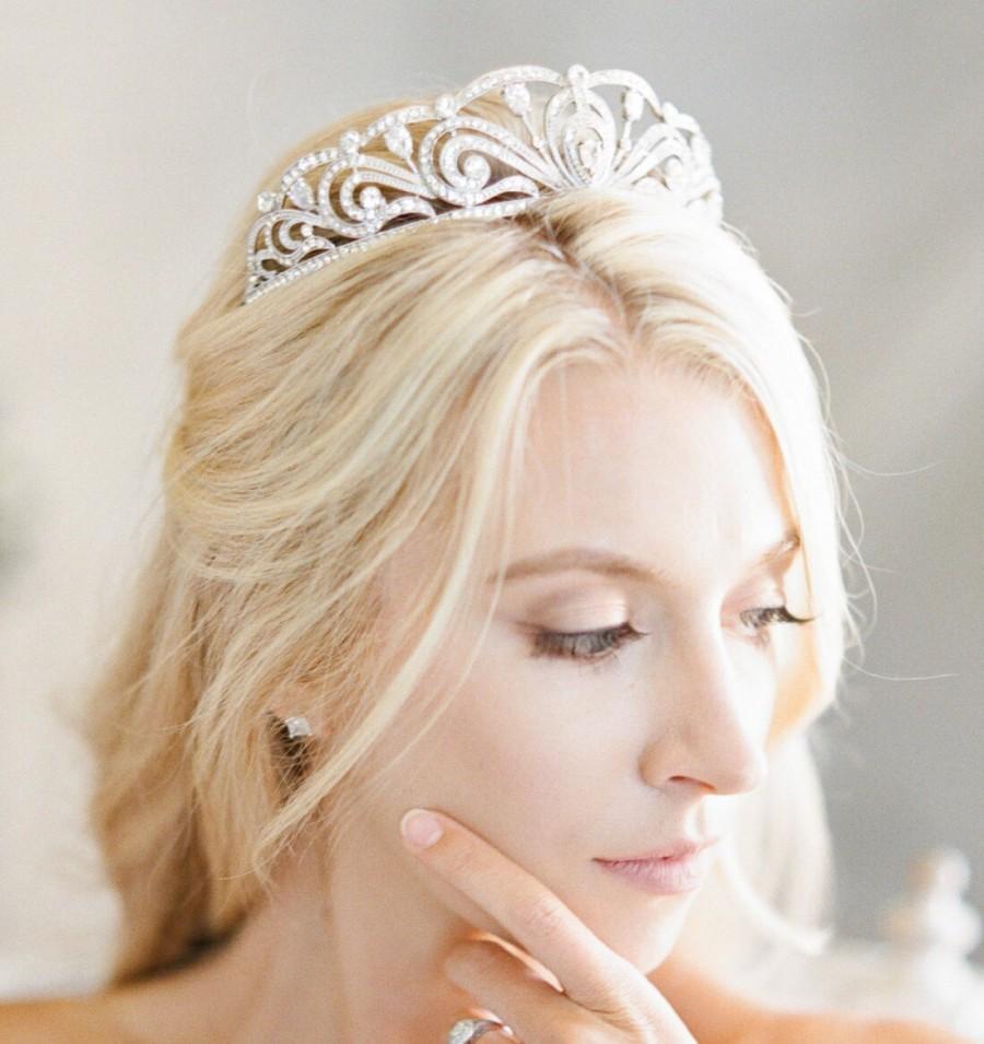 زفاف - Bridal Tiara - MARIA, Swarovski Bridal Tiara, Crystal Wedding Crown, Rhinestone Tiara, Wedding Tiara, Diamante Crown