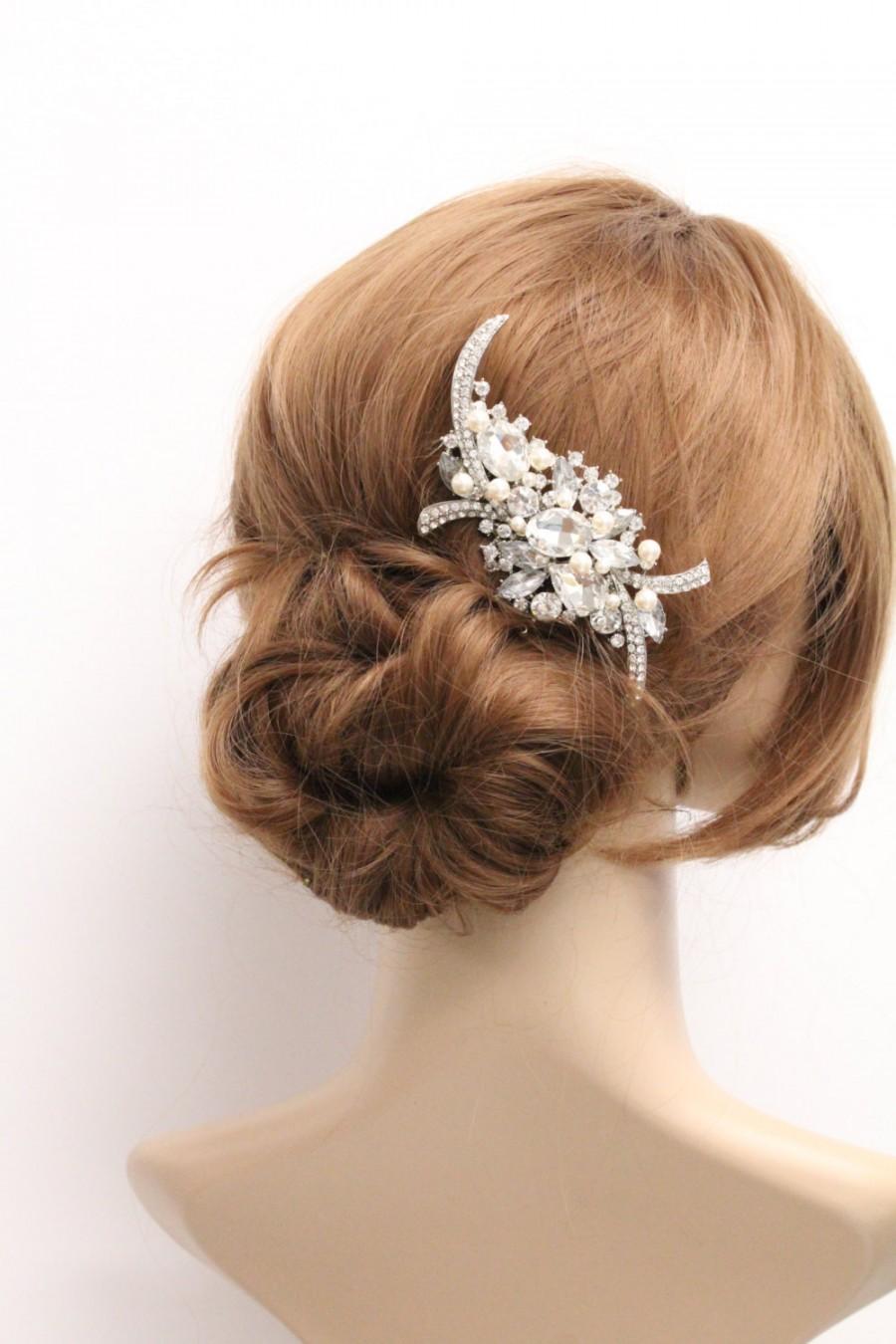 Mariage - Wedding hair comb pearl,Bridal hair accessories,Wedding hair jewelry,Bridal hair piece,Wedding comb pearl,Wedding hair accessories,Bridal