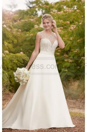 Hochzeit - Essense of Australia Traditional Ball Gown With Embellished Boat Neck Style D2293
