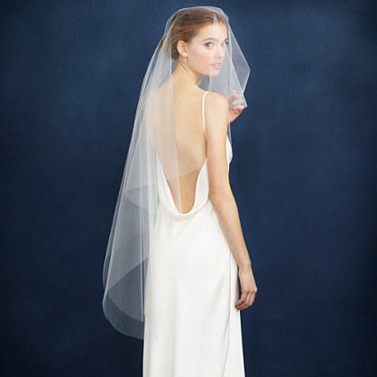 Wedding - Twigs & Honey® single layer fingertip veil