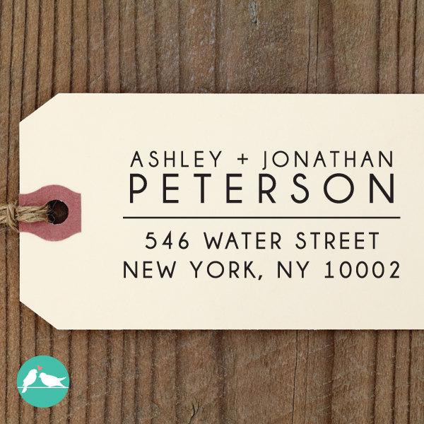 Mariage - custom ADDRESS STAMP with proof from USA, Eco Friendly Self-Inking stamp, return address stamp, custom stamp, address stamp, stamper 102