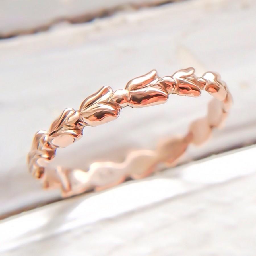 زفاف - Tulip Ring (18K rose gold)