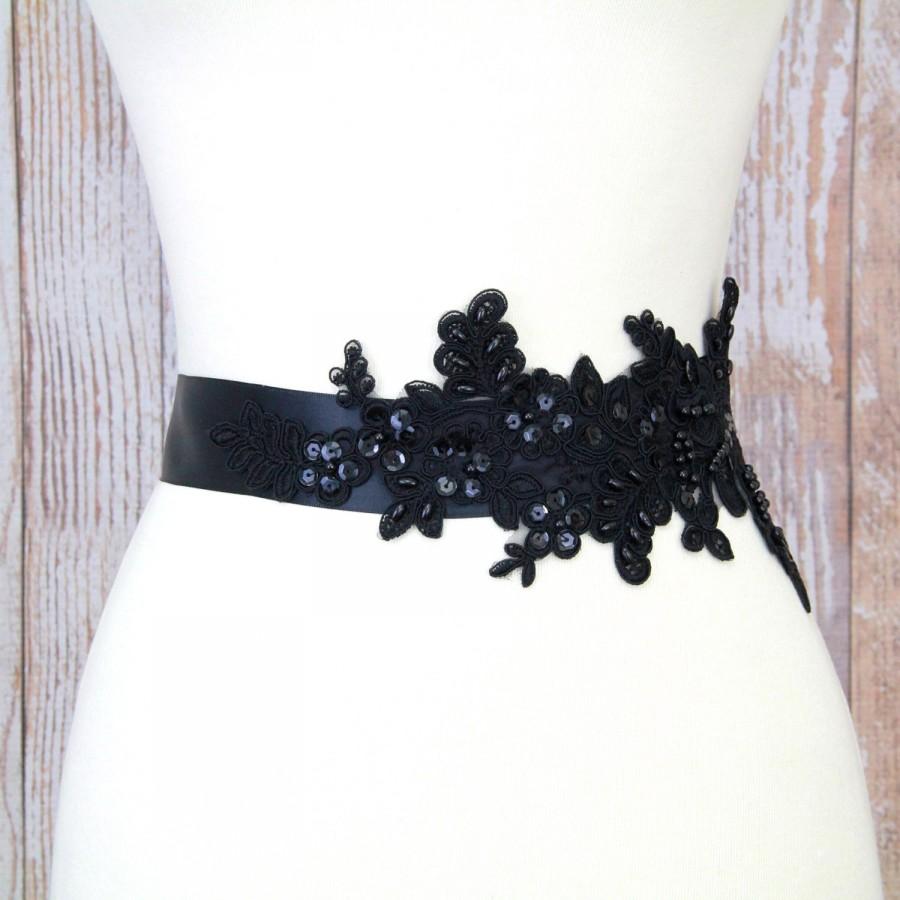 lace sash belt