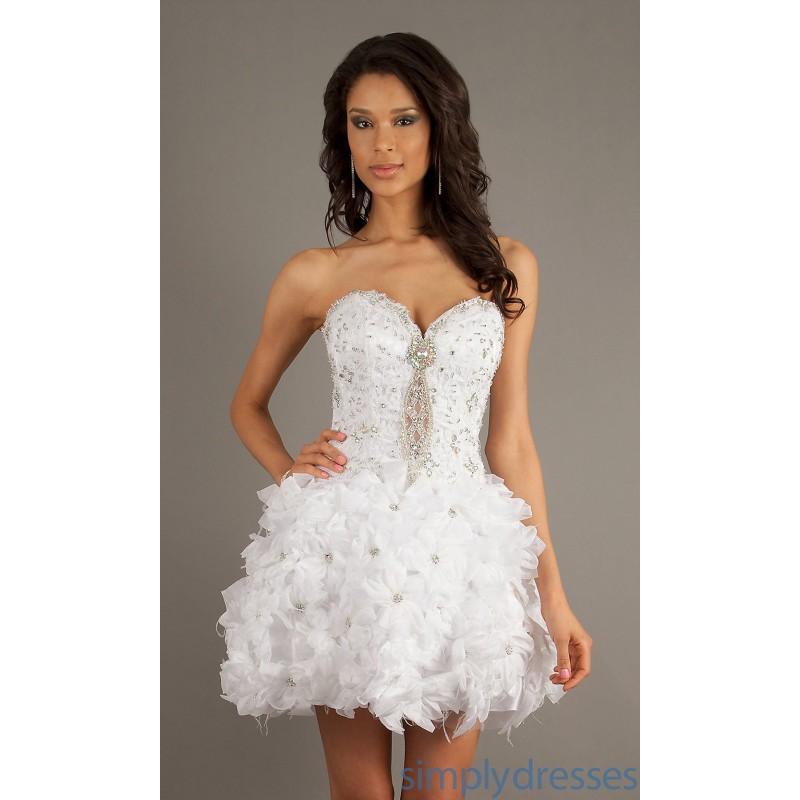 Wedding - 2014 Designer Sweetheart Short Custom Made Cocktail/homecoming/sweet 16 Dress Jasz Couture 4403 - Cheap Discount Evening Gowns
