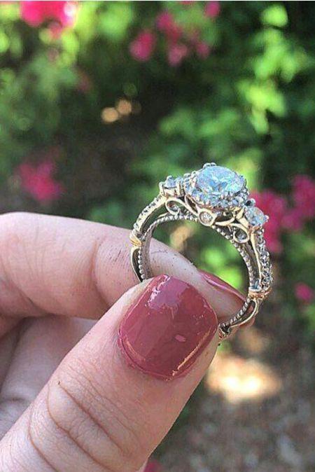 Wedding - 18 Amazing Ornate Engagement Rings That Will Make You Say “I Want That!”