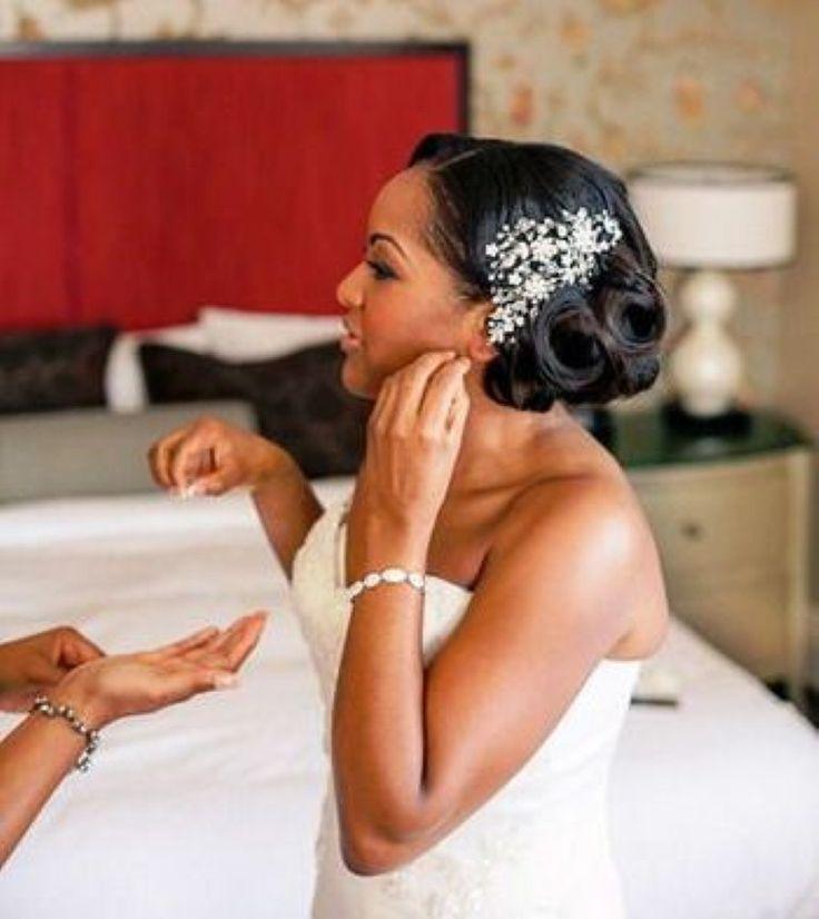 زفاف - New Black Women Wedding Hairstyles